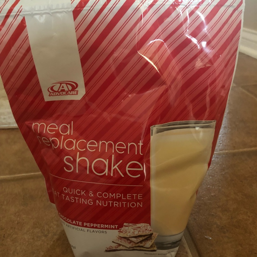 Advocare white choc peppermint shake